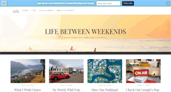 Desktop Screenshot of lifebetweenweekends.com